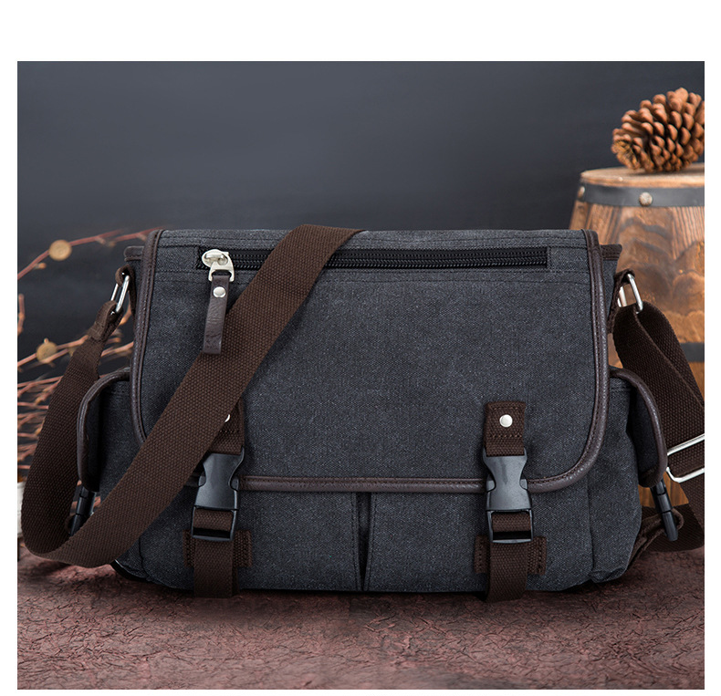 Borsa tote resistente all'usura di alta qualità, borsa a tracolla in tela, borsa a tracolla, borsa alla moda alla moda da uomo, borsa casual casual_voghion.com